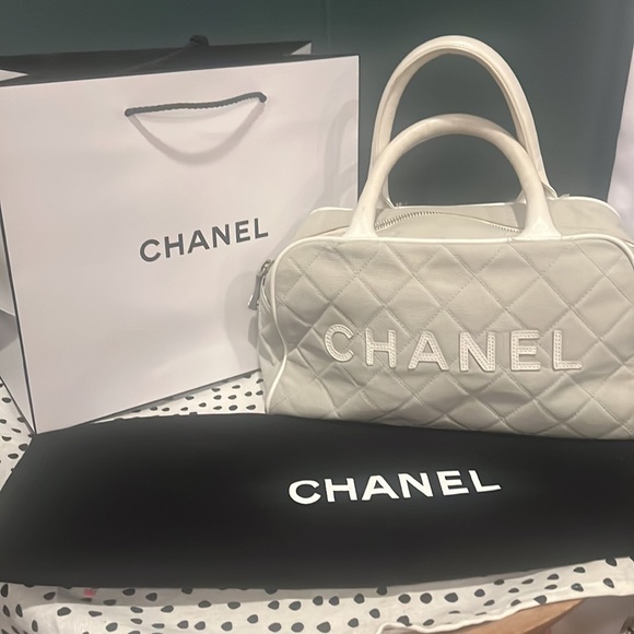 CHANEL Handbags - Authentic Chanel Bowler Bag-good condition! Reduced this weekend only!!